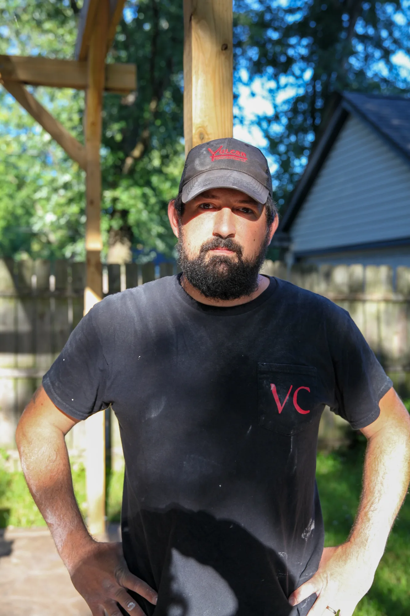 Kyle Hough, owner of Vulcan Construction