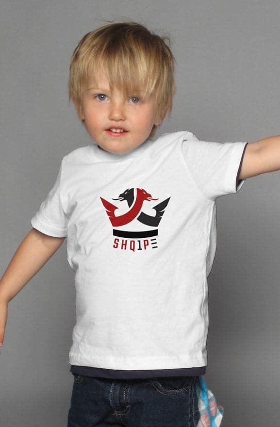 Kids t shirt red/black